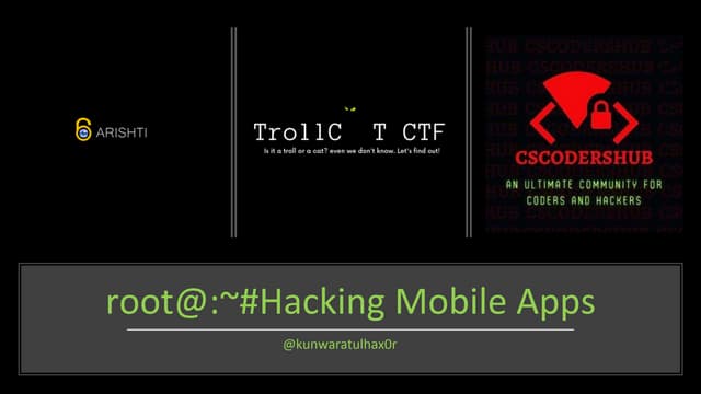 Hacking mobile apps