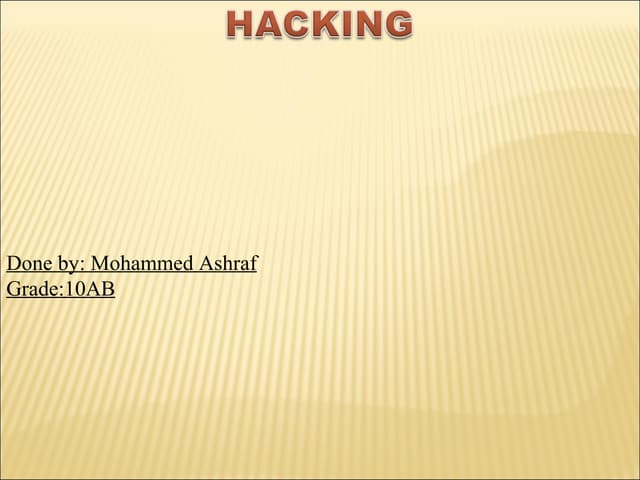 Hacking 