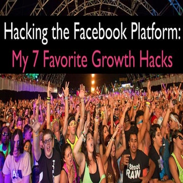 7 Lessons Learned in Hacking the Facebook Platform from @ankurnagpal