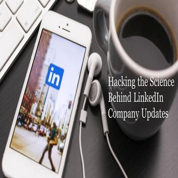 Hacking the science behind linked in company updates   sydney 23rd june