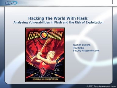 Hacking The World With Flash