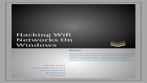 How to Hack WiFi  on Windows 
