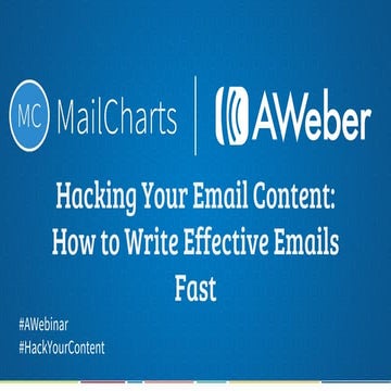 Hacking Your Email Content: How to Write Effective Emails Fast