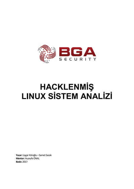 Hacklenmis Linux Sistem Analizi