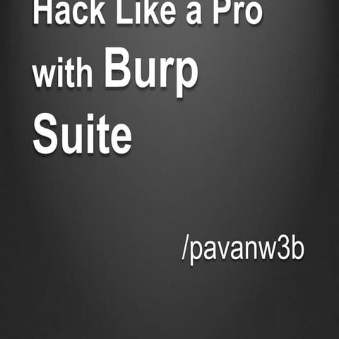 Burp suite | PPTX