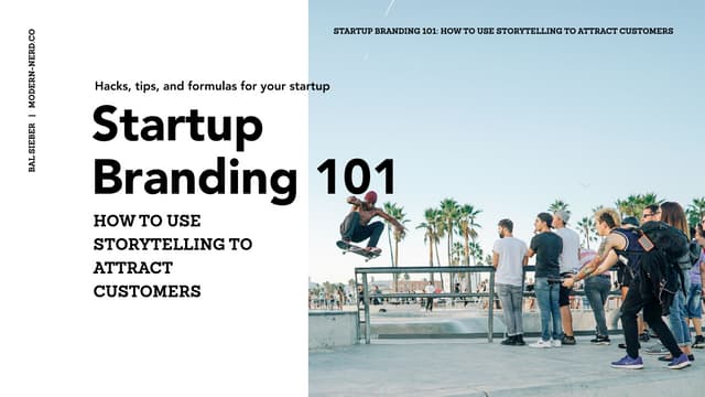 Startup Branding 101