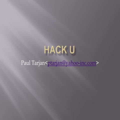 Hardware hacking and internet of things | PPTX