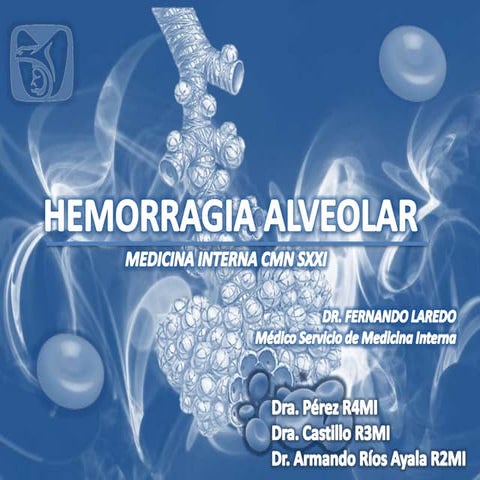 Hemorragia Alveolar