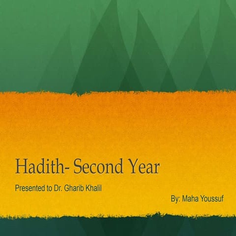 "I Have Been Ordered to Fight"- Hadith