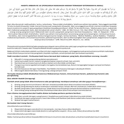 HADITS ARBAIN KE 10.docx