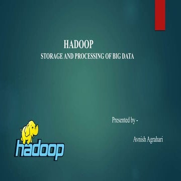 HADOOP TECHNOLOGY ppt | PPT