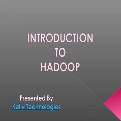 Hadoop training institute in hyderabad