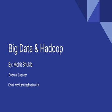 Big data & hadoop Introduction