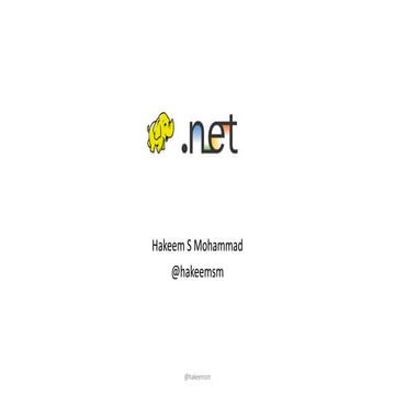 Hadoop.NET