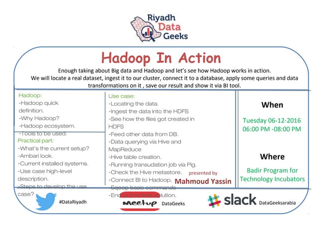 Hadoop in action