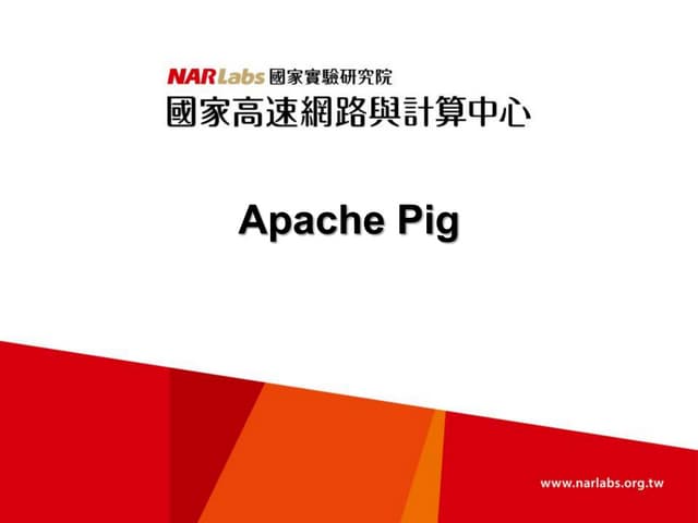Hadoop pig
