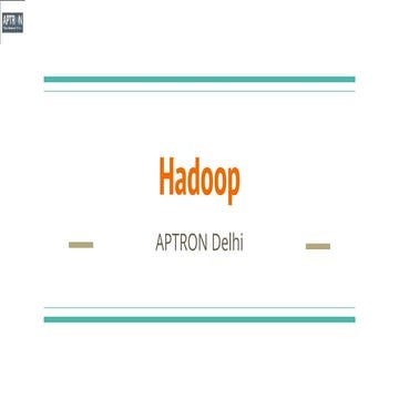 Hadoop Training in Delhi