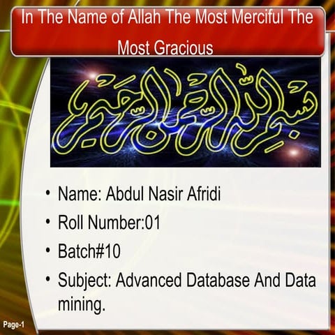 Hadoop Distriubted File System (HDFS) presentation 27- 5-2015