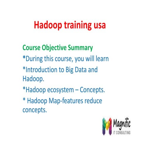 Hadoop training in usa