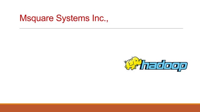 Hadoop white papers