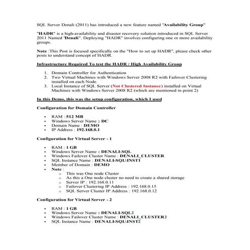 Hadr availability group-sql_server_denali