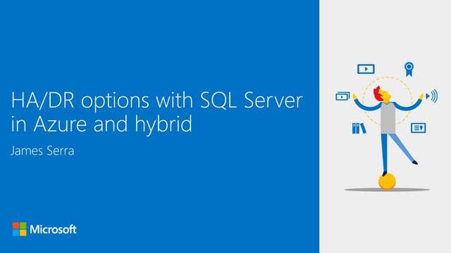 HA/DR options with SQL Server in Azure and hybrid