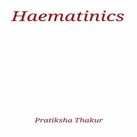 Haematinics | PDF