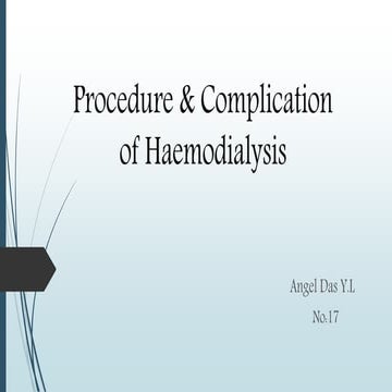 Haemodialysis