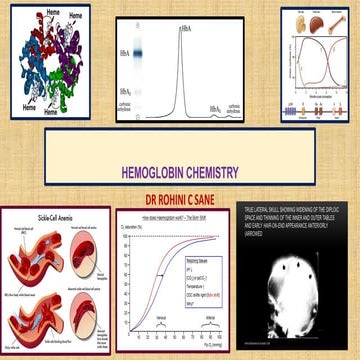 Haemoglobin chemistry
