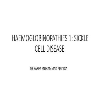 Comprehensive Overview of Sickle Cell Disease and Haemoglobinopathies ...