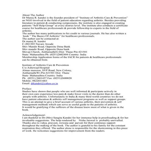 Haemophilic arthritis