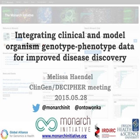 Integrating clinical and model organism G2P data for disease discovery