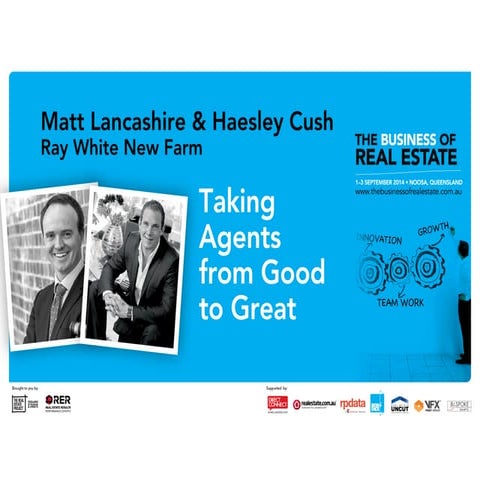 Taking Agents From Good to Great