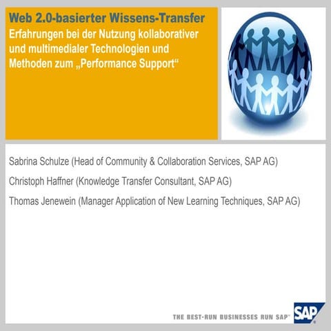 Web 2.0 basierter Wissenstransfer