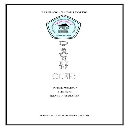 PERULANGAN/LOOPING