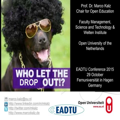 Who let the drop out? An alternative perspective on completion in open education