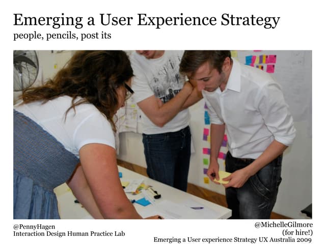 Emerging a User Experience Strategy