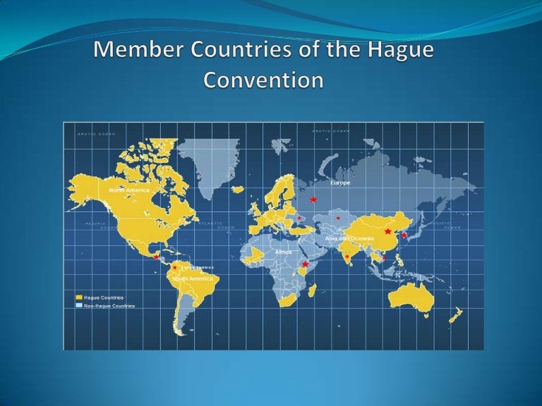 List of Hague convention countries
