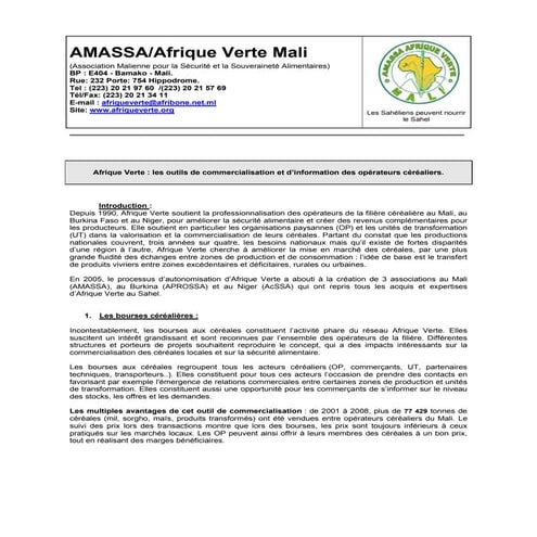 Haidara Amassa CIRAD 2010