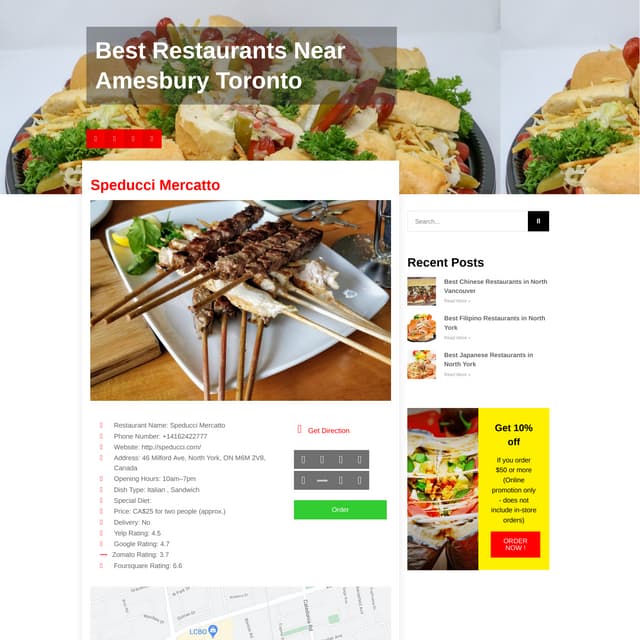 The 14 Best Restaurants and Places to Eat Near Amesbury Toronto PDF