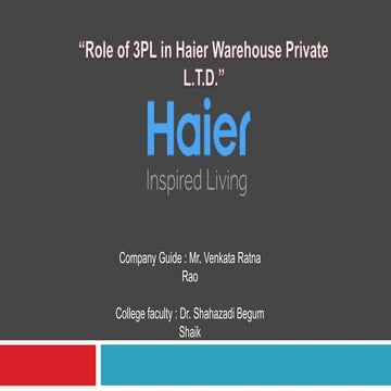 Haier ppt