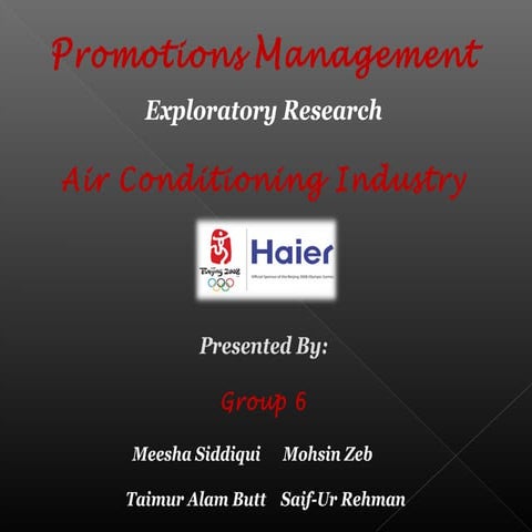 Haier presentation