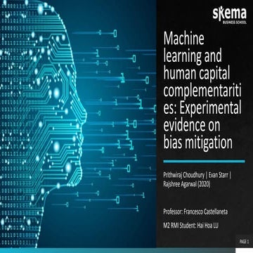 Hai hoa lu   section 2- ml and human capital complementarities.pptx