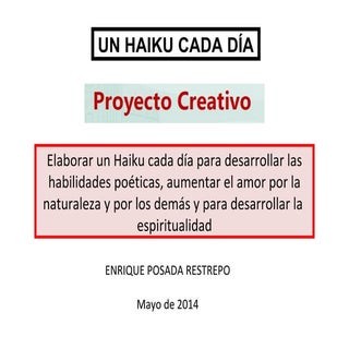 Un Haiku para cada día