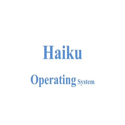 Haiku os