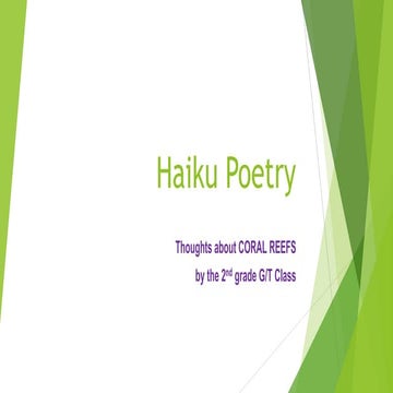 Haiku poetry | PPTX