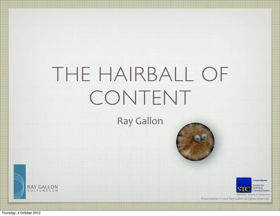 The Hairball of Content