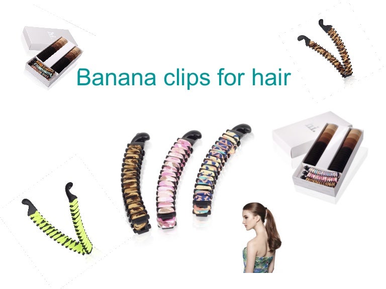 Banana Hair Clips