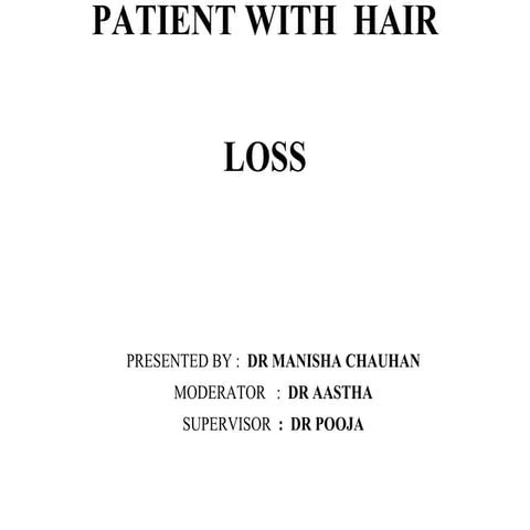 Hair loss