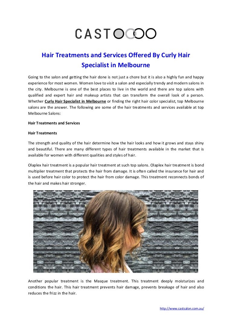Hair Treatments And Services Offered By Curly Hair Specialist In Melb